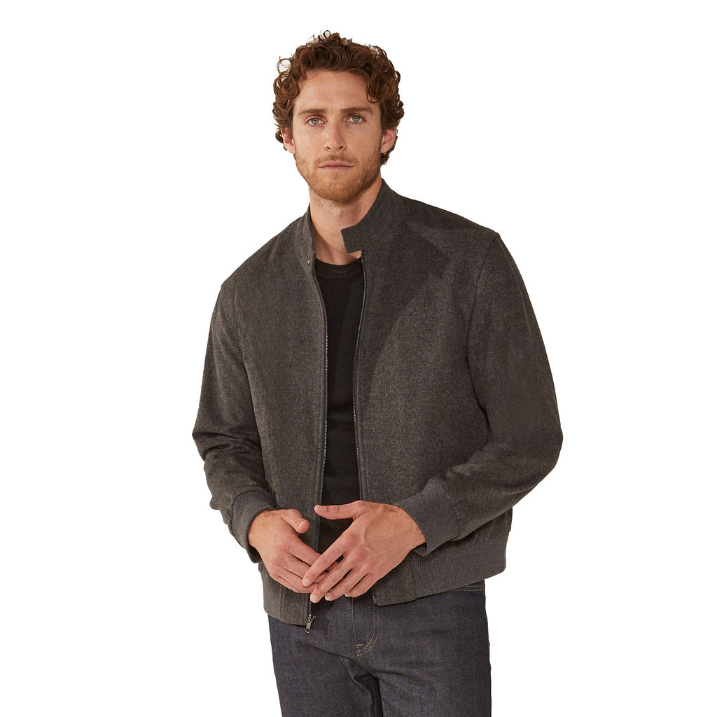 Chase Cashmere-Wool Bomber Jacket